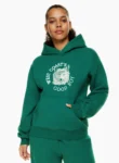 Hoodie with slogan